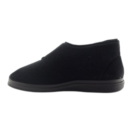 Dr.RORTO BEFADO 986M003 Pantoufles masculines sur les pieds sensibles noirs 3