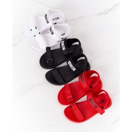 Sandales de sport pour femmes Big Star HH274A026 Blanc blanche 2