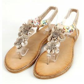 Tongs dorées JN11-11 Or 1