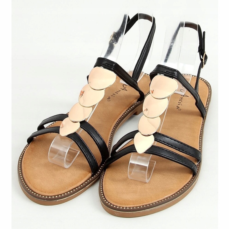 Sandales noires pour femmes N-101 Noir 1