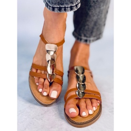 Sandales femme Camel N-101 Camel brun 2
