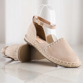 Goodin Espadrilles Beiges En Daim 1