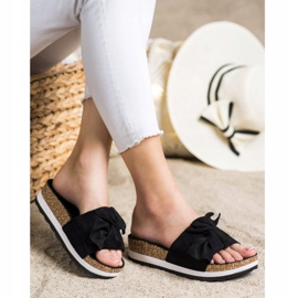 Evento Pantoufles légères sur la plate-forme noir 1