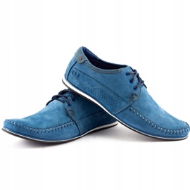 KOMODO Chaussures Mocassins homme 875 bleu 4