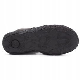 Kampol Chaussons cuir homme 201/3 noir 5