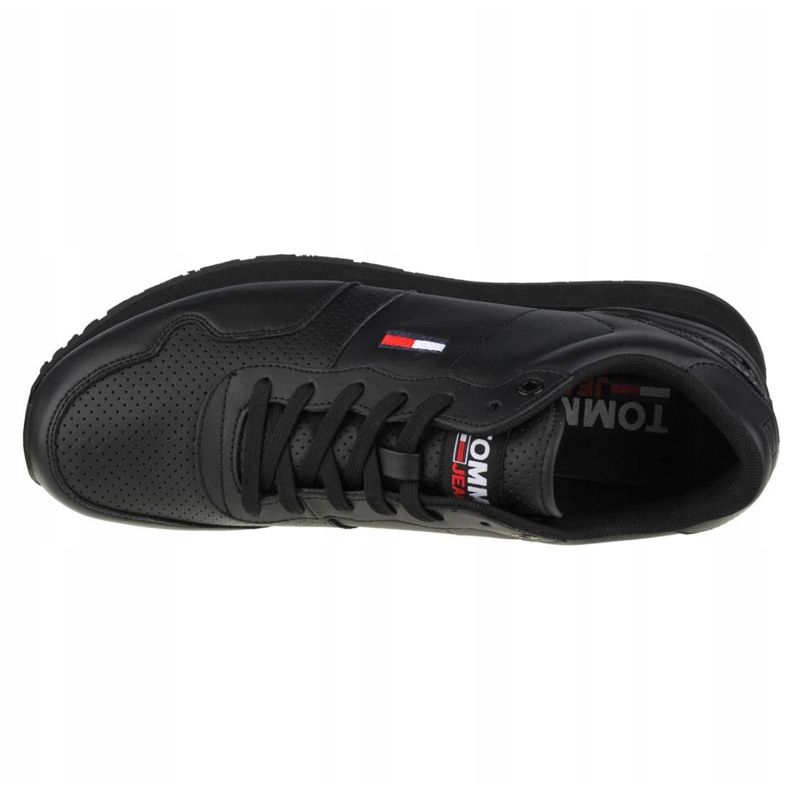 Tommy Hilfiger Jeans Lifestyle Lea Runner M EM0EM00665-BDS chaussures le noir 2 Tommy Hilfiger Jeans Lifestyle Lea Runner M EM0EM00665-BDS chaussures le noir 2