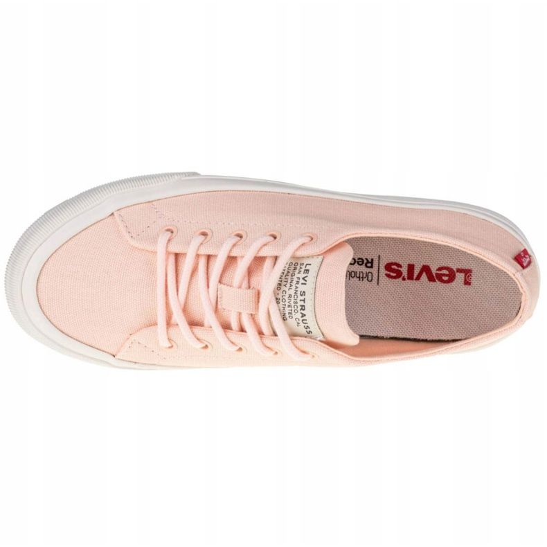 Sommet des femmes Levi's Low S 233041-634-81 Sneakers roses 2