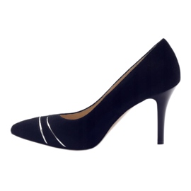 Escarpins pour femmes talons aiguilles Anis 4474 noir le noir argent 2
