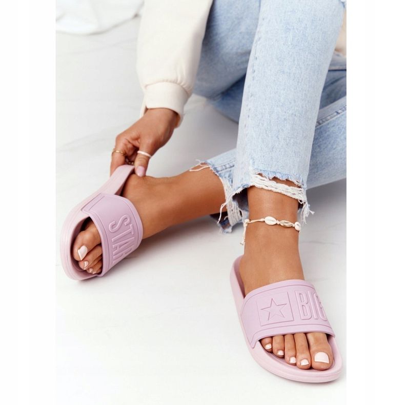 Chaussons Femme Big Star HH274A041 Rose Poudré 2 Chaussons Femme Big Star HH274A041 Rose Poudré 2