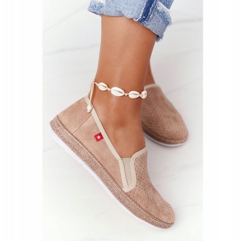 Espadrilles Ajourées Big Star FF276035 Beige 1 Espadrilles Ajourées Big Star FF276035 Beige 1