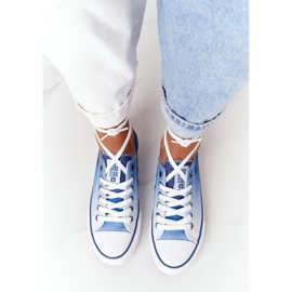 Baskets Femme Big Star HH274129 Ombre Bleu Marine blanc 2