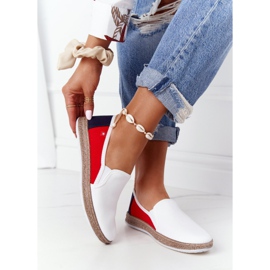 Espadrilles Femme Big Star HH276009 Blanc et Rouge bleu marine 1