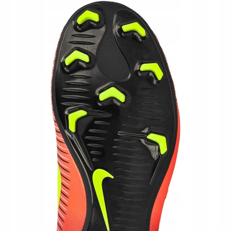 Nike Mercurial Vapor Xi Fg Jr 831945-870 chaussures de football multicolore rouge 1