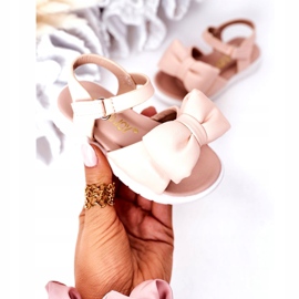 FR1 Sandales Enfant Avec Nœud Rose Abbie 3 FR1 Sandales Enfant Avec Nœud Rose Abbie 3