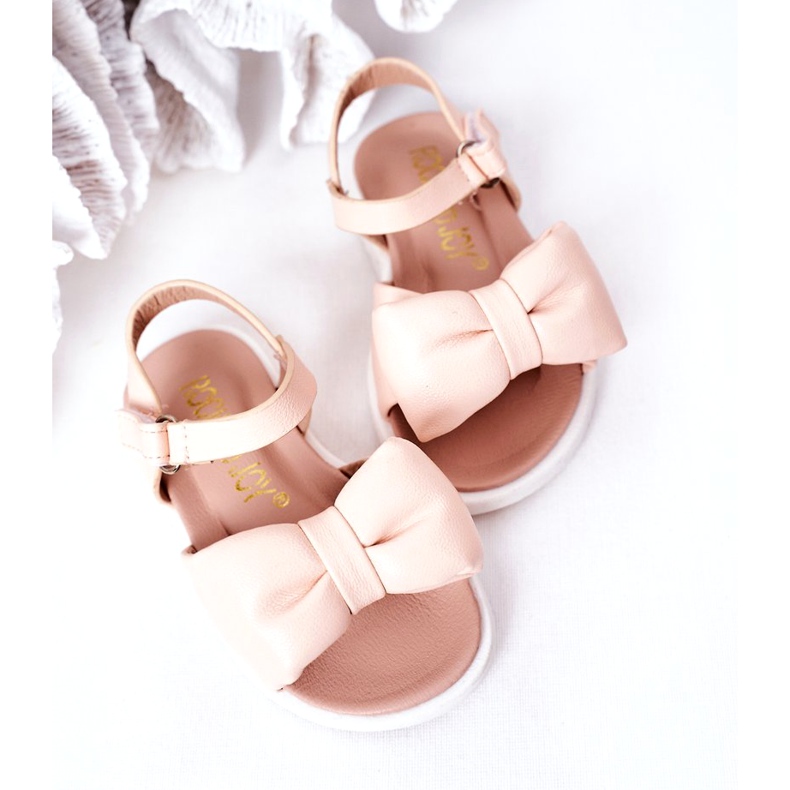 FR1 Sandales Enfant Avec Nœud Rose Abbie 1 FR1 Sandales Enfant Avec Nœud Rose Abbie 1