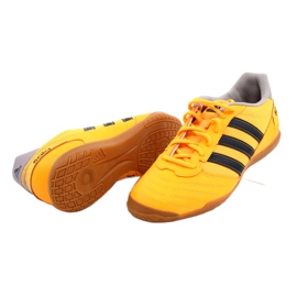 Adidas Super Sala In M FX6757 chaussures de football oranges et rouges 2