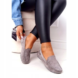 PH1 Mocassins Femme En Daim Gris Saint-Marin 1