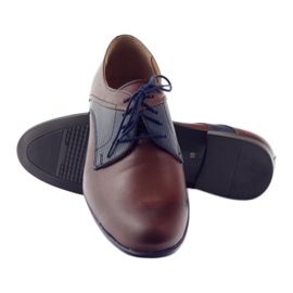 Chaussures homme Tur 328 marron brun multicolore 3