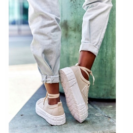 Baskets Femme Beige Big City Life 2