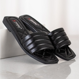 Seastar Pantoufles Décontractées Confortables le noir 2