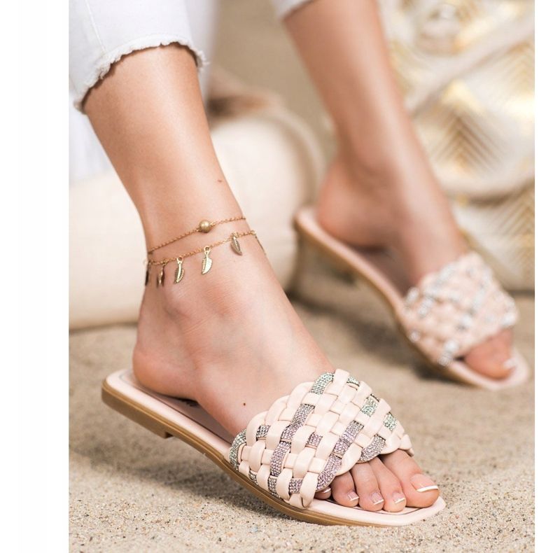 Balada Chaussons Avec Oxyde De Zirconium beige 1 Balada Chaussons Avec Oxyde De Zirconium beige 1