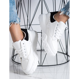 SHELOVET Baskets blanches à la mode 3