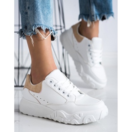 SHELOVET Baskets blanches à la mode 2