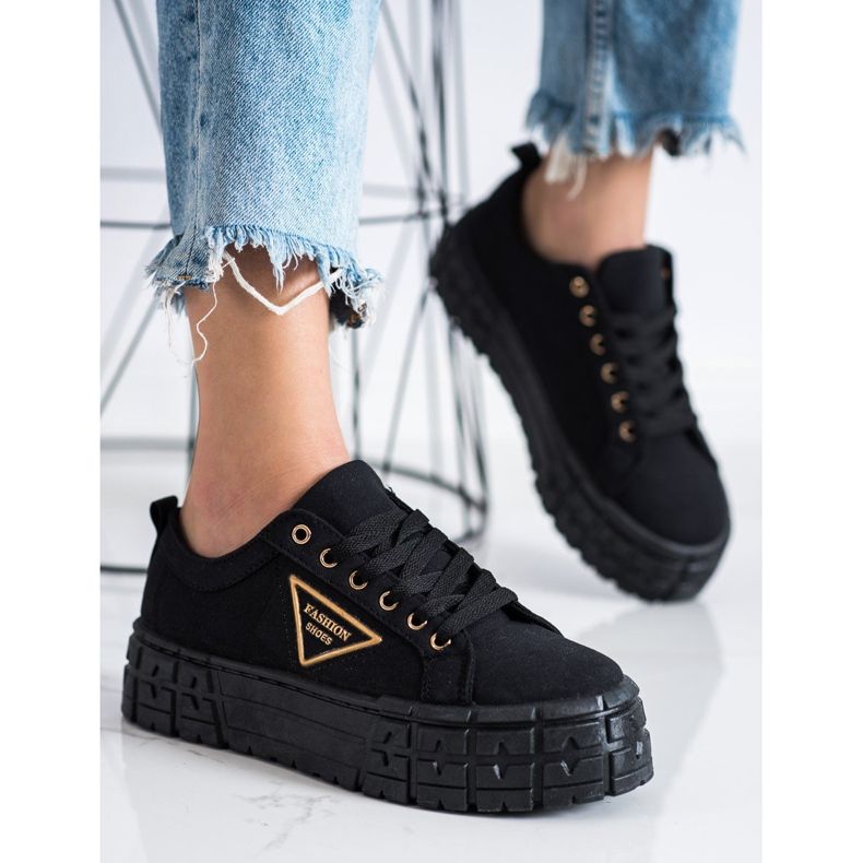 Goodin Chaussures de mode noires 1