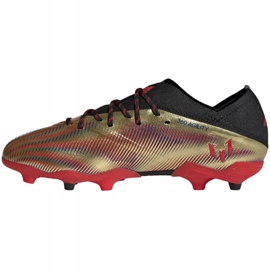 Chaussures de football Adidas Nemeziz Messi.1 Fg Jr FY0806 orange, or d'or 2 Chaussures de football Adidas Nemeziz Messi.1 Fg Jr FY0806 orange, or d'or 2