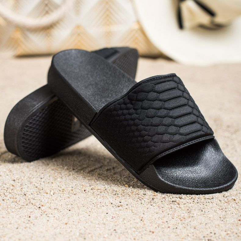 SHELOVET Chaussons Textiles Noirs 1