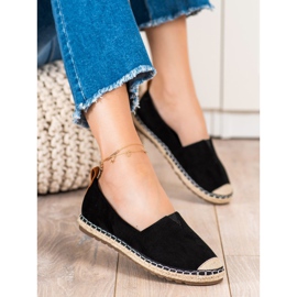 Queen Vivi Espadrilles décontractées le noir 1