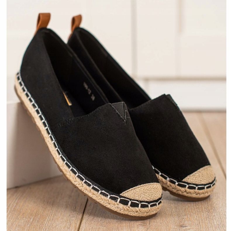 Queen Vivi Espadrilles décontractées le noir 2