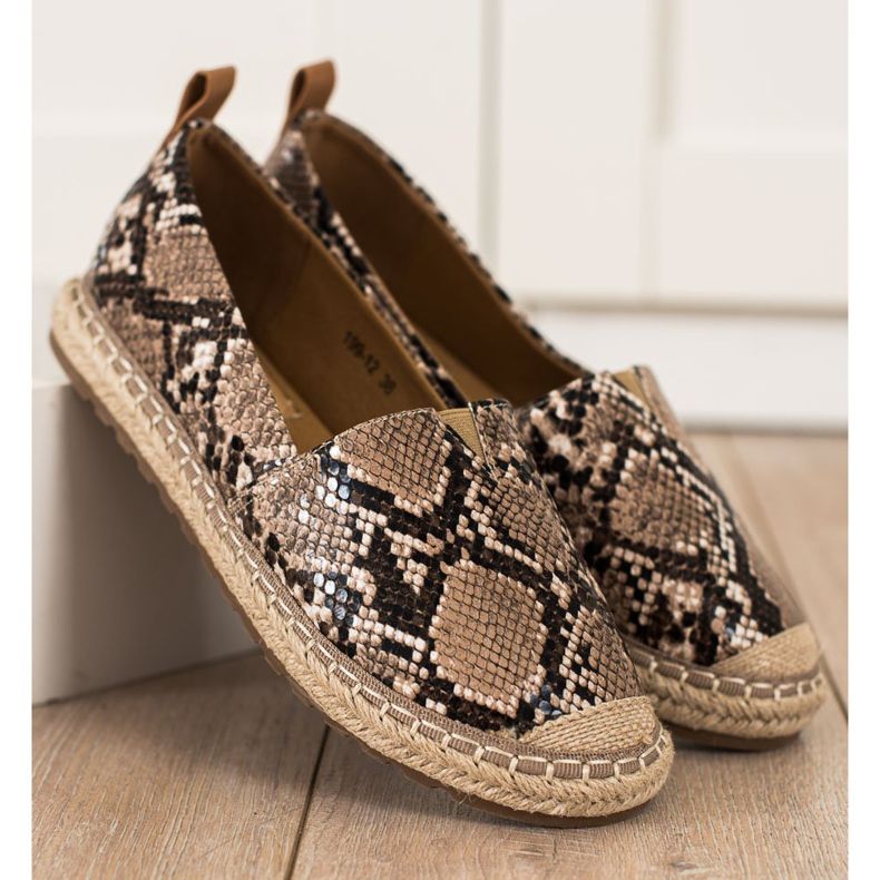 Queen Vivi Espadrilles décontractées brun 2