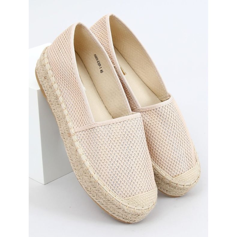Espadrilles beiges pour femmes A666-ESP-1 Beige 1