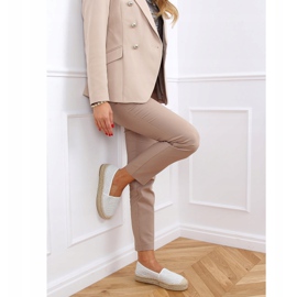 Espadrilles blanches pour femmes A666-ESP-1 Blanc 2