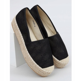 Espadrilles noires pour femmes A666-ESP-1 Noir 1