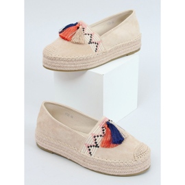 Espadrilles à franges beige 1735 Beige 1