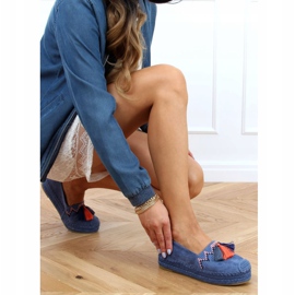 Bleu 1735 Espadrilles à franges bleues 2