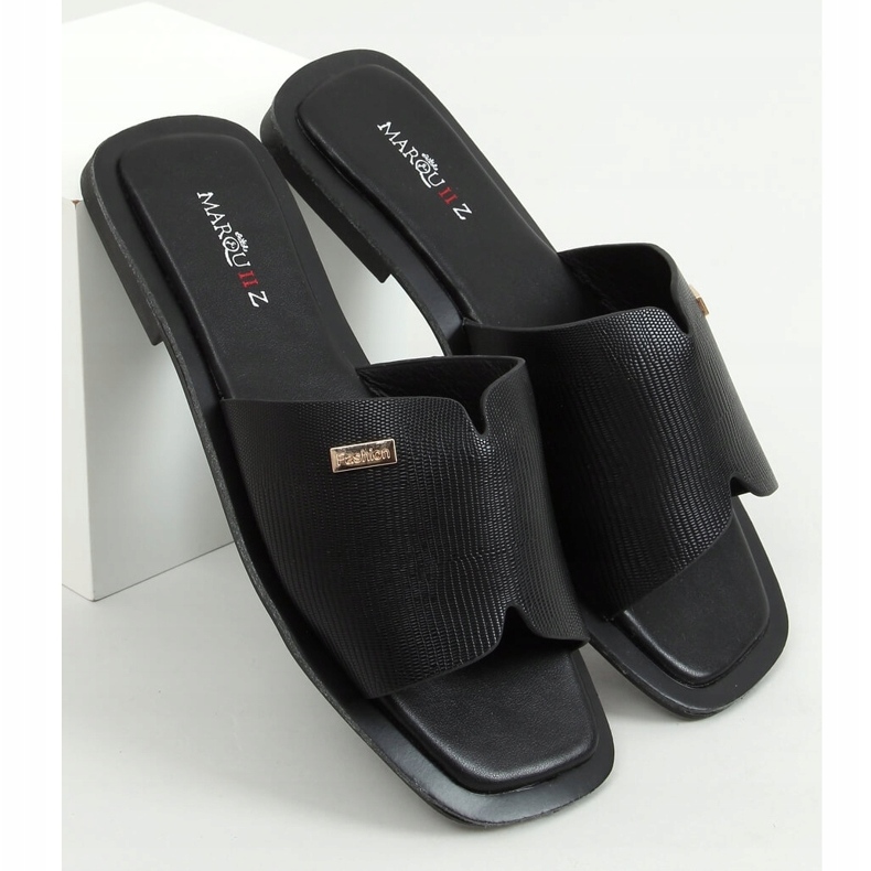 Chaussons noirs femme 3526 Noir 1