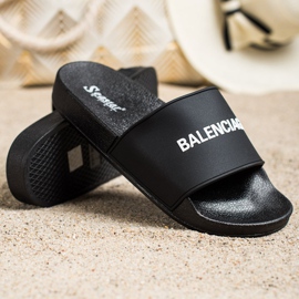 Seastar Pantoufles noires classiques le noir 2