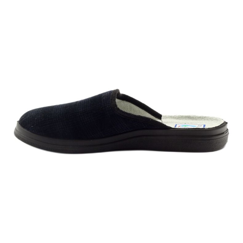 Befado chaussures de santé pour hommes pantoufles 125M010 pantoufles bleu marin 3 Befado chaussures de santé pour hommes pantoufles 125M010 pantoufles bleu marin 3