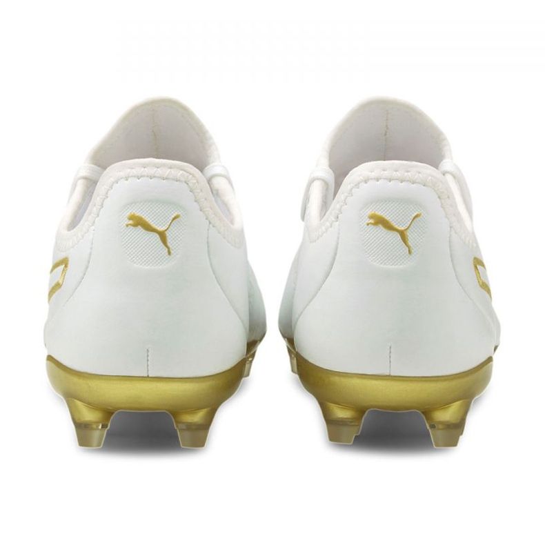 Chaussures de foot Puma King Pro M Fg 09 blanche blanche 1 Chaussures de foot Puma King Pro M Fg 09 blanche blanche 1