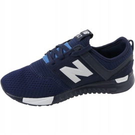 Chaussures New Balance Jr KL247C2G bleu marine blanc 1