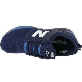 Chaussures New Balance Jr KL247C2G bleu marine blanc 2