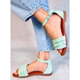 Sandales menthe femme S060195 Vert 3