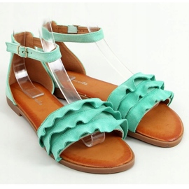 Sandales menthe femme S060195 Vert 1