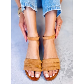 Sandales camel S060195 Camel brun 2
