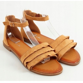 Sandales camel S060195 Camel brun 1