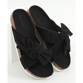 Chaussons liège noir 7853 Noir le noir 1