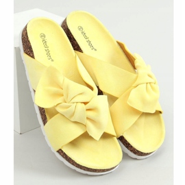 Chaussons liège jaune 7853 Jaune 1